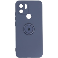 Etui Bizon Case Silicone Ring do Redmi A1, szare