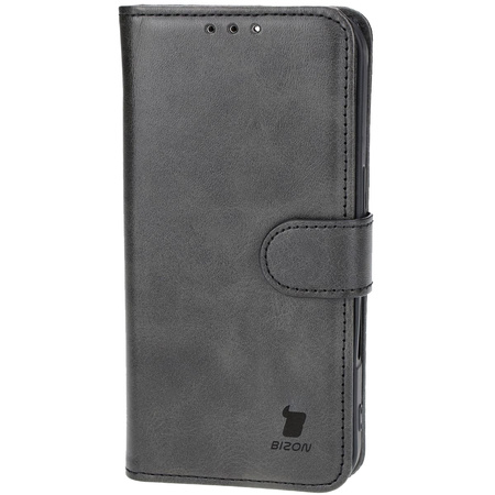 Etui z klapką Bizon Case Pocket do iPhone 16 Pro, czarne