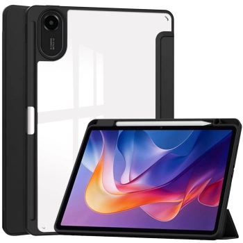 Etui z klapką Bizon Case Tab Clear Matt do Xiaomi Redmi Pad 2, czarne