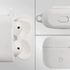 Silikonowe etui z karabińczykiem Bizon Case Headphone Silicone do AirPods 4, jasnozielone