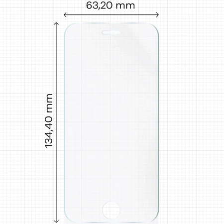 Folia hydrożelowa na ekran Bizon Glass Hydrogel Front do iPhone SE 2022 / 2020 / 8 / 7, 1 sztuka