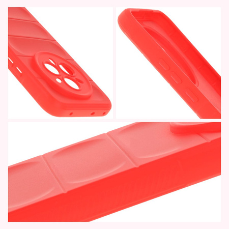 Pancerne etui Bizon Case Tur do Realme 14 Pro Plus 5G, czerwone