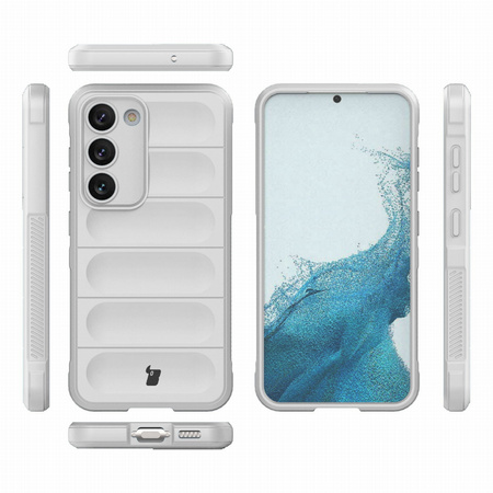 Pancerne etui Bizon Case Tur do Galaxy S23, białe