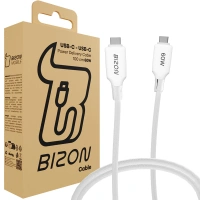 Kabel z oplotem Bizon Cable C354, USB-C do USB-C, 60 W, 1 m