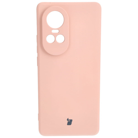 Etui Bizon Case Silicone Sq do Oppo Reno 10 Pro 5G, jasnoróżowe