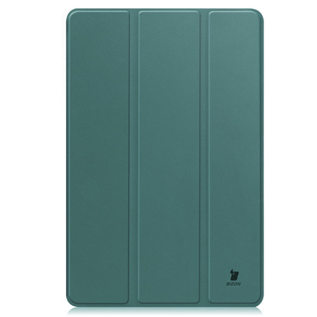 Etui Bizon Case Tab Croc do Google Pixel Tablet, ciemnozielone