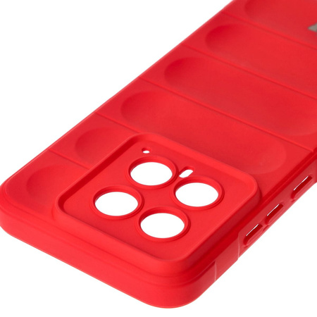 Pancerne etui Bizon Case Tur do Xiaomi 14, czerwone