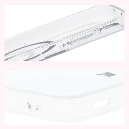 Etui z pierścieniem magnetycznym Bizon Case CrystalO do Galaxy A16 4G/5G, przezroczyste