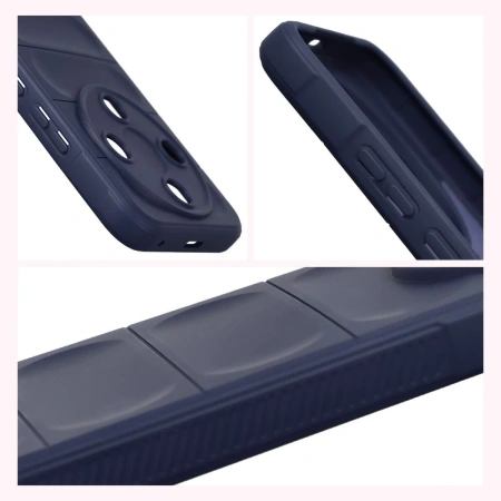 Pancerne etui Bizon Case Tur do Honor Magic8 Lite, granatowe