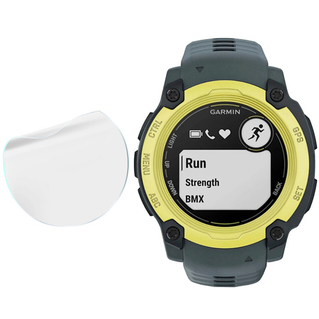 Folia hydrożelowa na ekran Bizon Glass Watch Hydrogel Duo do Garmin Instinct E 40 mm, 2 sztuki