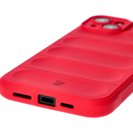 Pancerne etui Bizon Case Tur do iPhone 15 Plus, czerwone