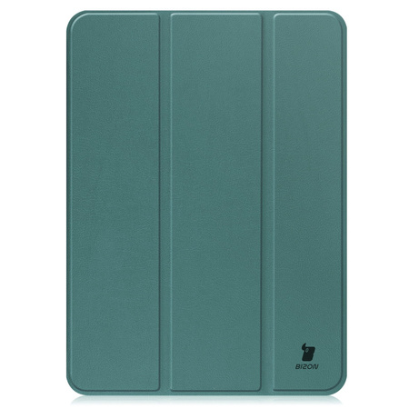 Etui Bizon Case Tab Croc do Oppo Pad 2 / OnePlus Pad, ciemnozielone