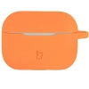 Silikonowe etui z karabińczykiem Bizon Case Headphone Silicone do AirPods Pro 2, marchewkowe