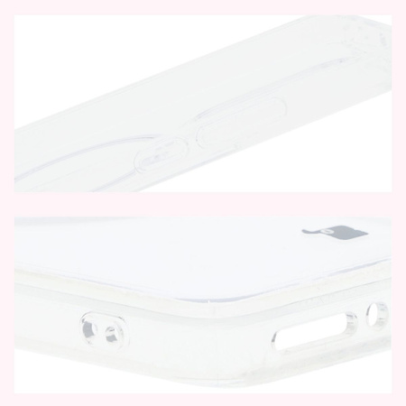 Etui z pierścieniem magnetycznym Bizon Case CrystalO do Xiaomi Redmi Note 14 5G, przezroczyste