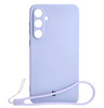 Etui Bizon Case Silicone do Galaxy A55 5G, jasnofioletowe