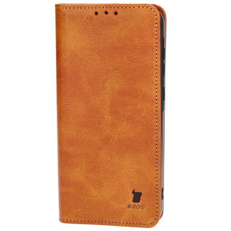 Etui z klapką Bizon Case Pocket Pro do Galaxy A35 5G, brązowe