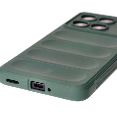 Pancerne etui Bizon Case Tur do Xiaomi Poco F6 Pro, ciemnozielone