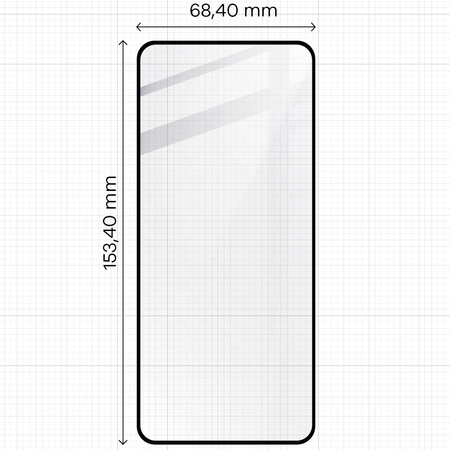 Szkło hartowane Bizon Glass Edge do Realme 9 4G / Realme 9 Pro+, czarne