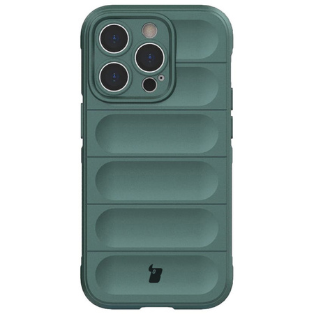 Pancerne etui Bizon Case Tur do iPhone 14 Pro, ciemnozielone
