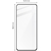 Szkło hartowane Bizon Glass Edge 2 do Moto G13 / G23 / G53 5G, czarne