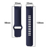 Silikonowy pasek Bizon Strap Watch Silicone do Xiaomi Redmi Watch 5 Lite / 5 Active, granatowy