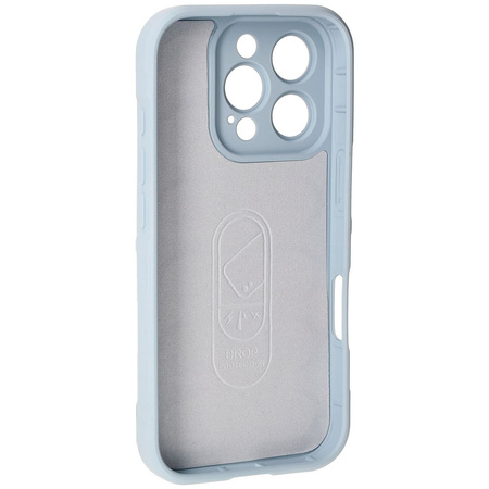 Pancerne etui Bizon Case Tur do iPhone 16 Pro, jasnoniebieskie