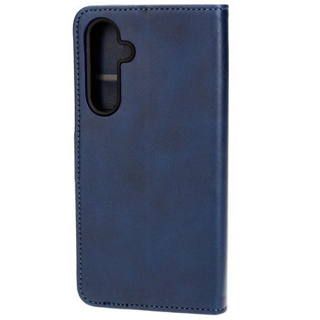 Etui z klapką Bizon Case Pocket do Galaxy S23 FE, granatowe