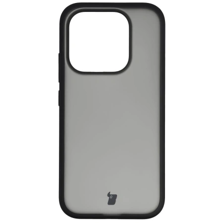 Etui Bizon Case Angelo do Xiaomi 17, przydymione z czarną ramką