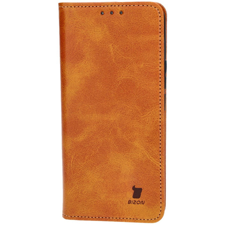 Etui z klapką Bizon Case Pocket Pro do Realme 12 Pro / 12 Pro+, brązowe
