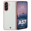 Etui Bizon Case Angelo do Galaxy A57 5G, półprzezroczyste z jasnoróżową ramką