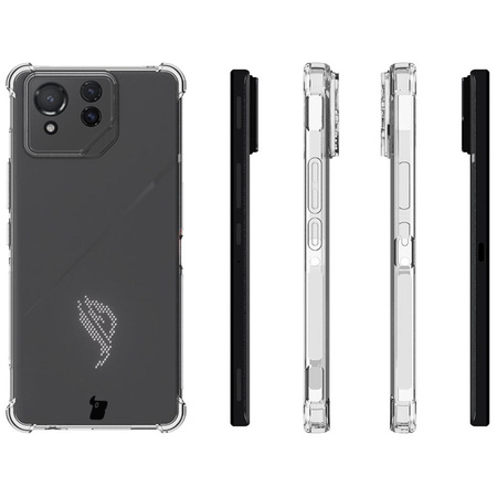 Elastyczne etui Bizon Case Salpa do Asus ROG Phone 8 Pro, przezroczyste