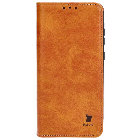 Etui z klapką Bizon Case Pocket Pro do Galaxy A35 5G, brązowe