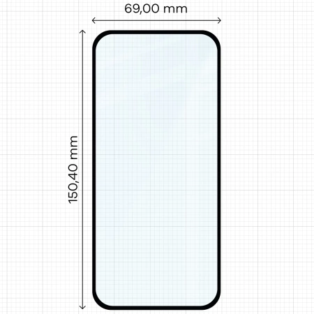 Szkło hartowane Bizon Glass Edge Duo do Google Pixel 9a, czarna ramka, 2 sztuki