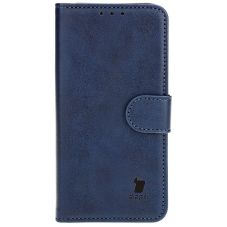 Etui z klapką Bizon Case Pocket do iPhone 15 Pro, granatowe