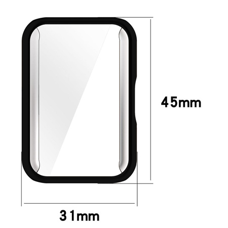 Etui Bizon Case Watch Felipe do Galaxy Fit 3, czarne