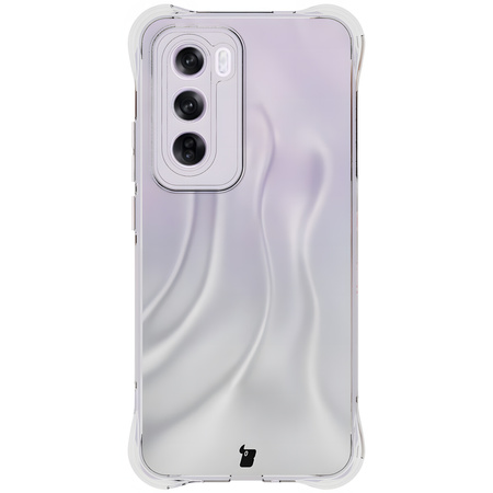 Elastyczne etui + 2x folia na ekran Bizon Case Clear Pack do Oppo Reno12 Pro, przezroczyste