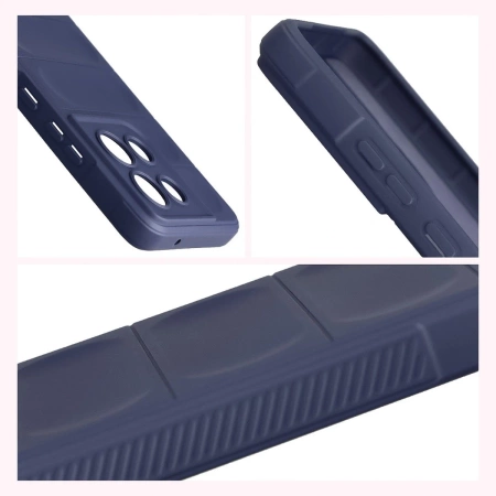 Pancerne etui Bizon Case Tur do Motorola Moto G86 5G, granatowe