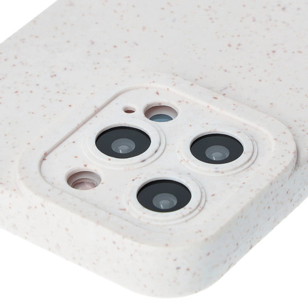 Ekologiczne etui Bizon Bio-Case do iPhone 14 Pro, ecru