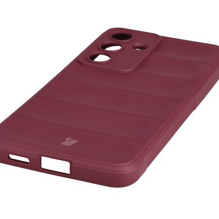 Pancerne etui Bizon Case Tur do Galaxy S25 FE, burgundowe