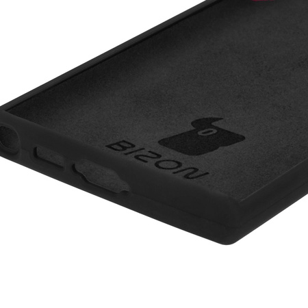 Silikonowe etui Bizon Soft Case do Galaxy S23 Ultra, czarne