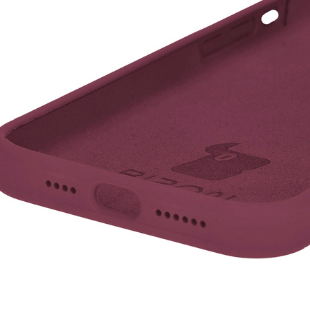 Etui silikonowe Bizon Soft Case do iPhone 14 Pro Max, ciemnofioletowe