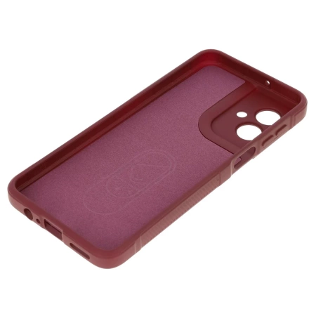 Pancerne etui Bizon Case Tur do Motorola Moto G55 5G, burgundowe