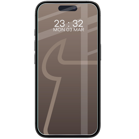 Elastyczne szkło hybrydowe Bizon Glass Mule do iPhone 16