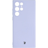 Etui Bizon Case Silicone do Galaxy S22 Ultra, fioletowe