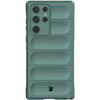 Pancerne etui Bizon Case Tur do Galaxy S22 Ultra, ciemnozielone