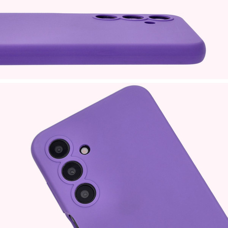 Silikonowe etui Bizon Soft Case do Galaxy A16 4G/5G, fioletowe