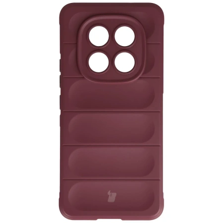 Pancerne etui Bizon Case Tur do Xiaomi Redmi Note 15 Pro 4G, burgundowe