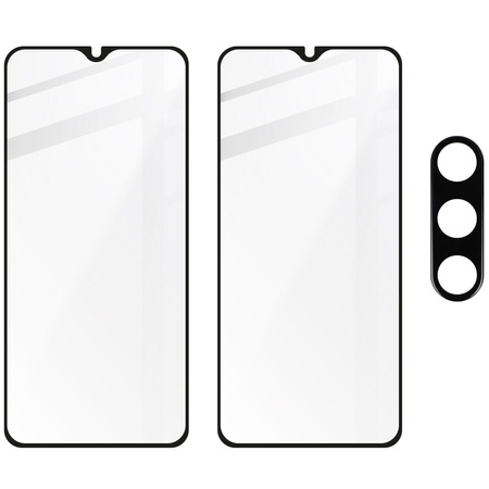 2x Szkło + szybka na aparat BIZON Edge Pack do Galaxy A24
