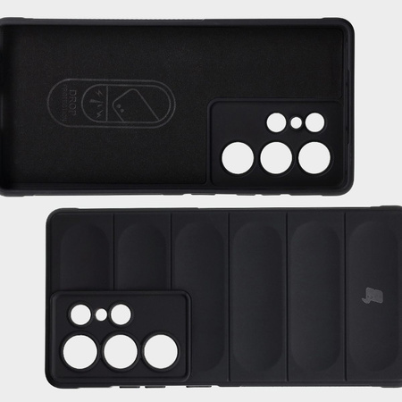 Pancerne etui Bizon Case Tur do Galaxy S25 Ultra, czarne
