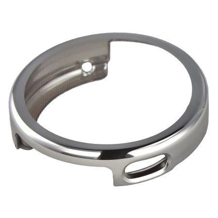 Etui z osłoną ekranu Bizon Case Watch Felipe do Xiaomi Watch S4 41 mm, srebrne